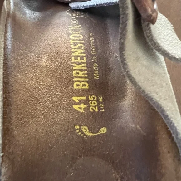 Birkenstock Tan Suede Sandals | Men’s size 8 | Euro 41 - Picture 3 of 4